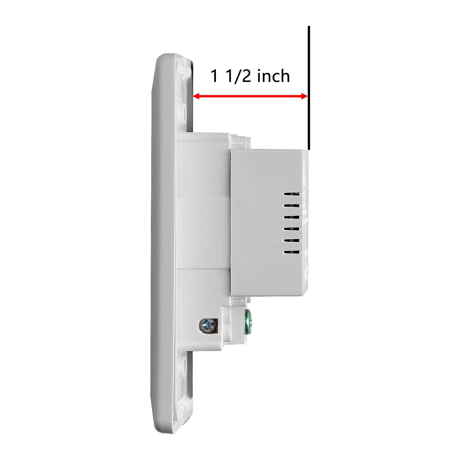 4.2A USB High Speed Charger Wall Outlet with 15A Tamper Resistant AC Duplex Receptacle - ETL Listed White Electrical Outlet (3 Pack) - Perfect for Home, Office & Hotel Charging Stations