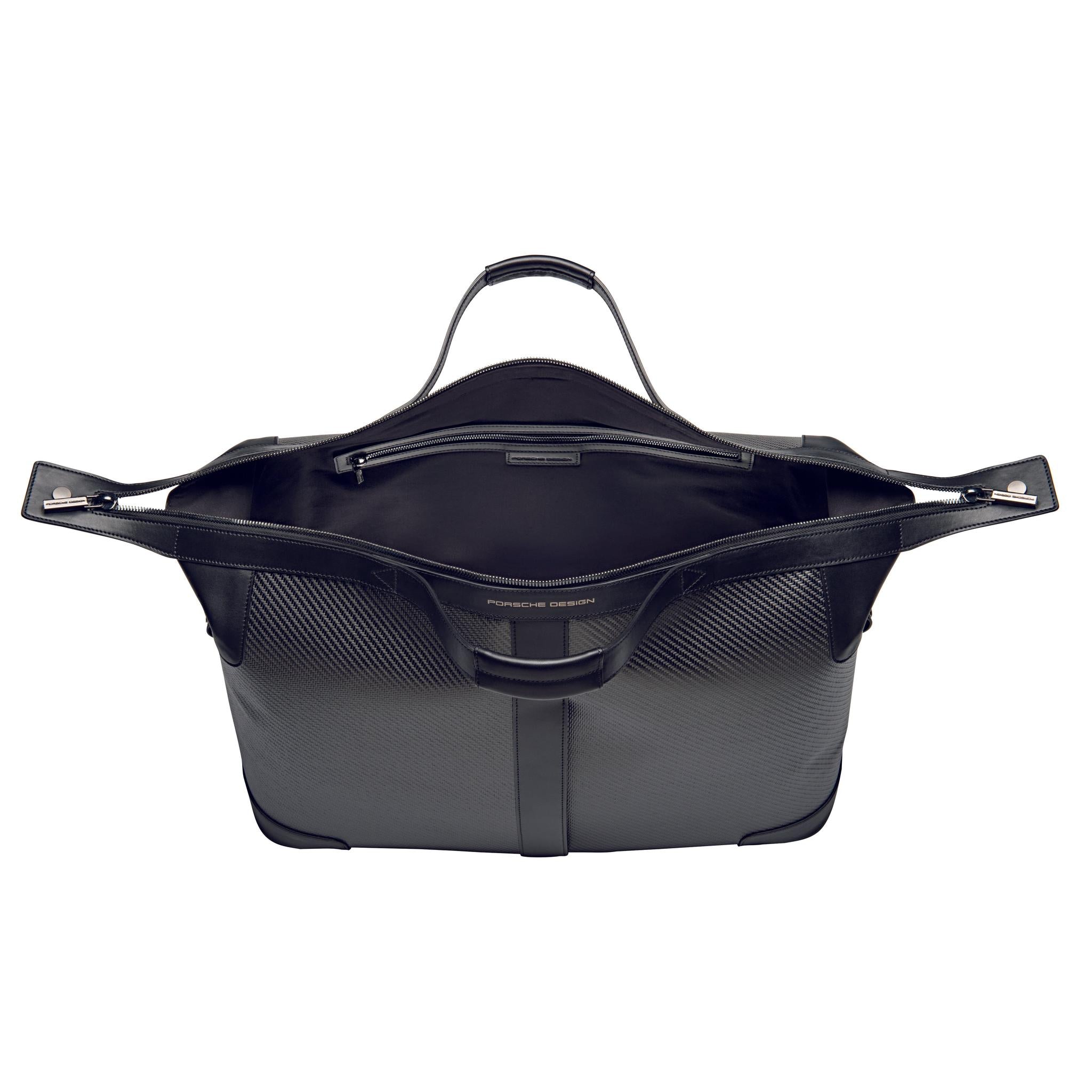 Porsche Design Carbon Fiber Weekender Bag - Stylish & Durable Carry-On Luggage for Business Travel & Weekend Getaways