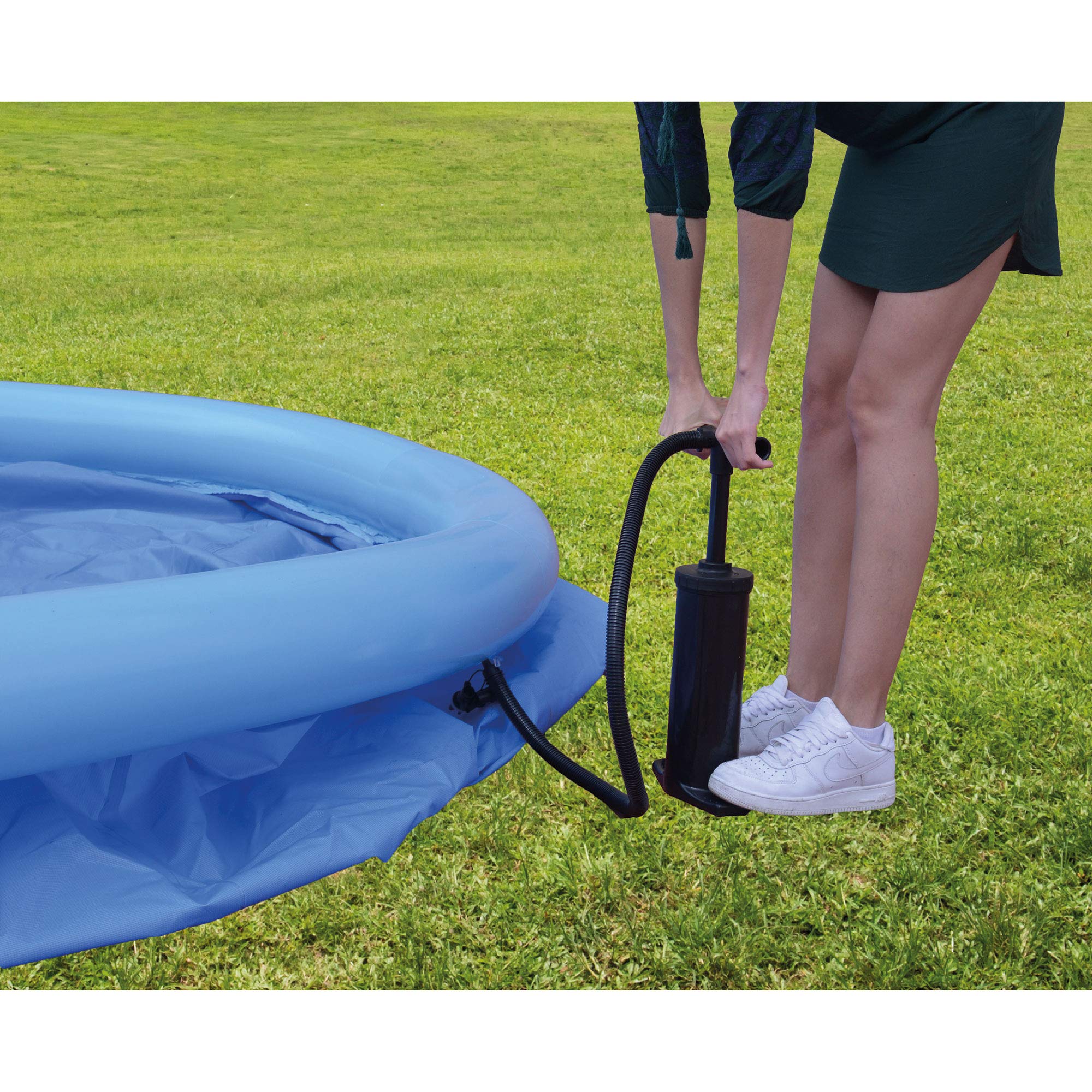 JLeisure Avenli 17808 12ft x 30in Inflatable Kiddie Pool - 2-3 Person Capacity, Quick Setup Above Ground Outdoor Swimming Pool for Kids (2 Pack) - Perfect for Backyard, Summer Fun, and Family Water Play