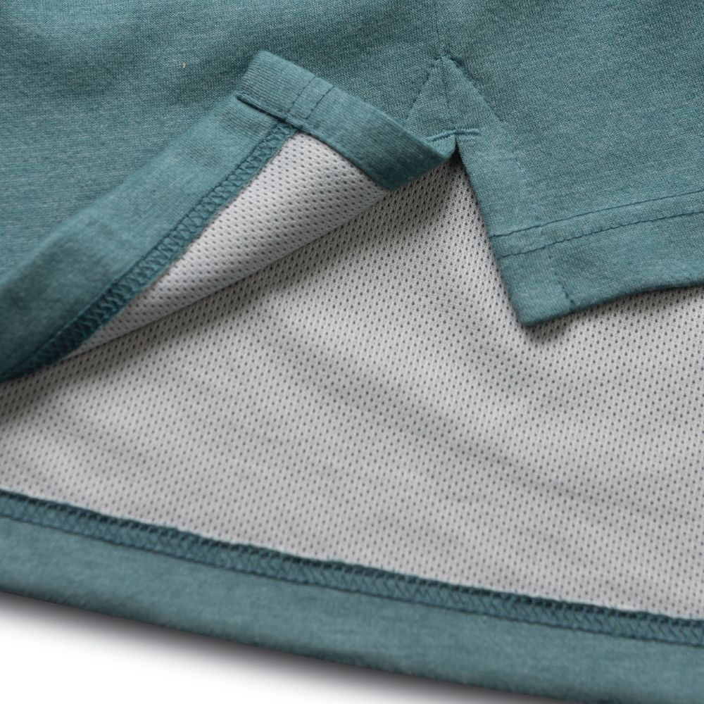 Men's Dodson UPF 50+ Work Hoodie - Hydro Heather | Sun Protective Long Sleeve Hooded Shirt for Outdoor Work, Hiking & Construction | Lightweight & Breathable Workwear