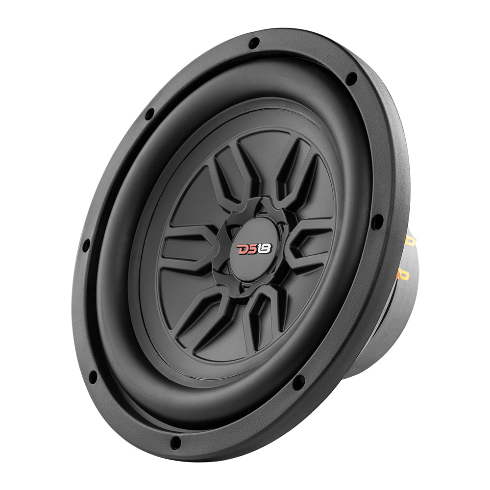DS18 SLC MD10.4D 10-Inch 800W 4 Ohm DVC Car Audio Subwoofer - High Performance Bass for Trucks, SUVs & Custom Car Audio Systems