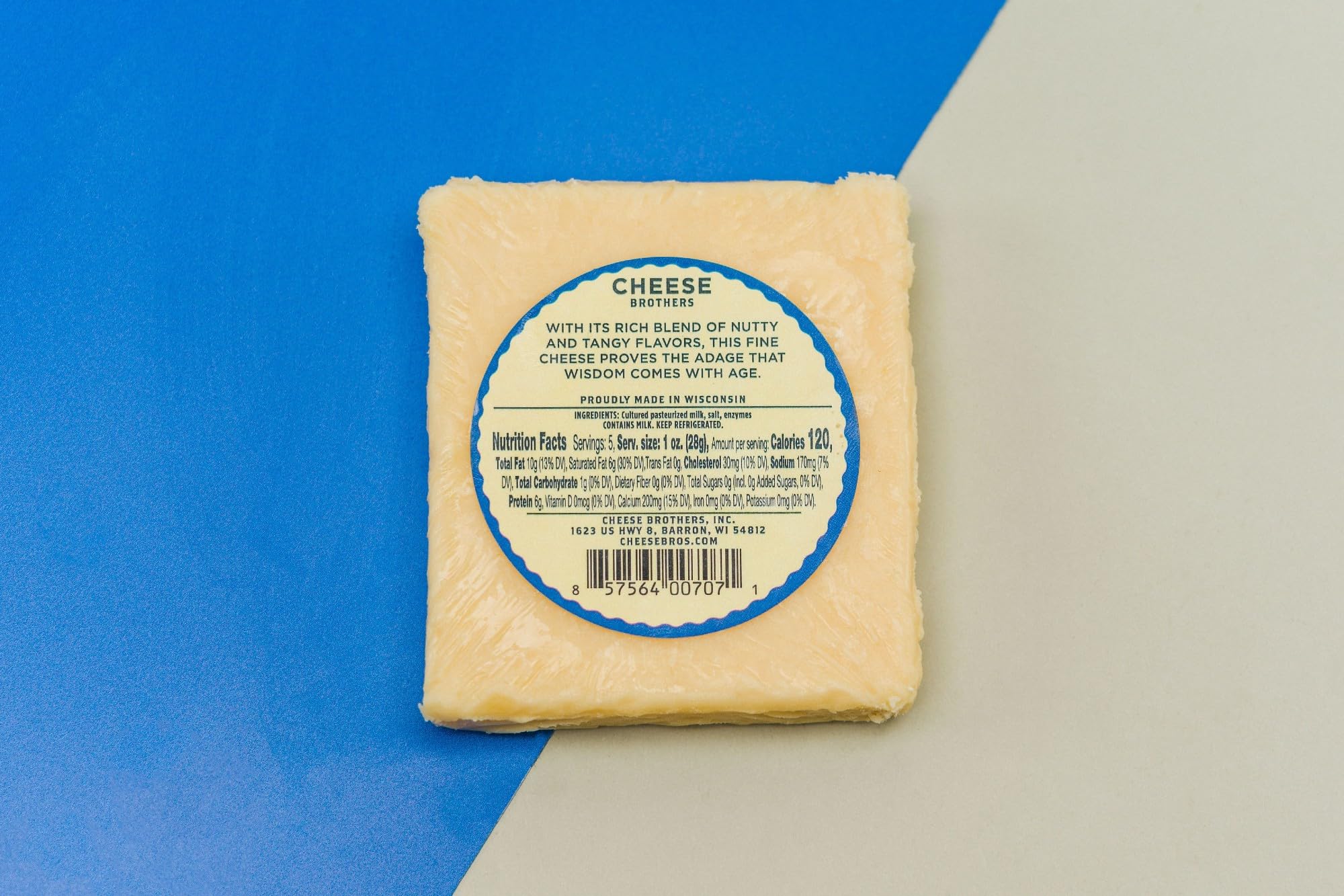 Premium Aged Cheddar Cheese from Wisconsin - 8-Year Aged, 4 Count Pack | Artisan Cheese for Charcuterie Boards, Gourmet Sandwiches & Wine Pairing