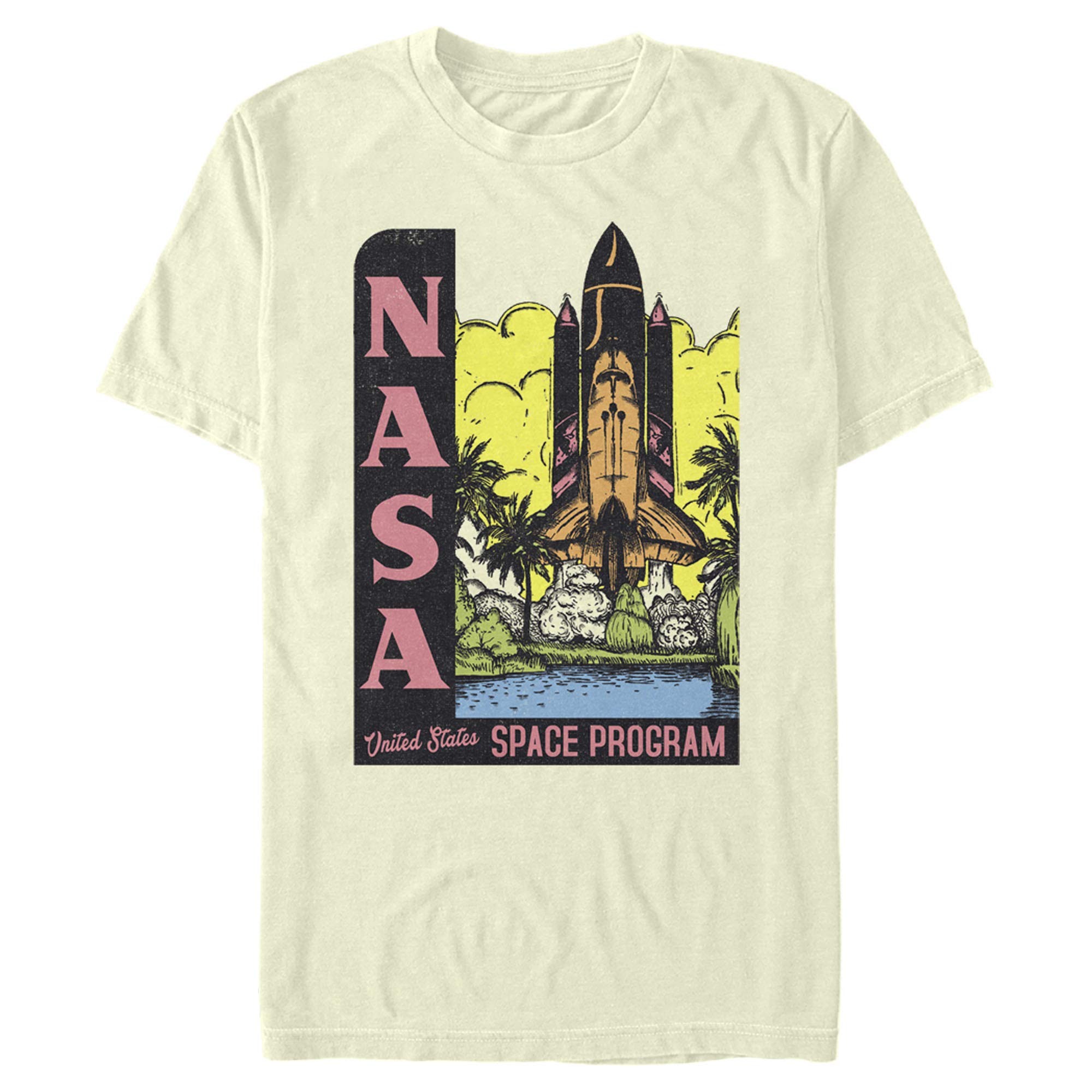 NASA Vintage Space Program T-Shirt for Men - Retro Astronaut Graphic Tee - Perfect for Casual Wear, Space Enthusiasts & Sci-Fi Fans