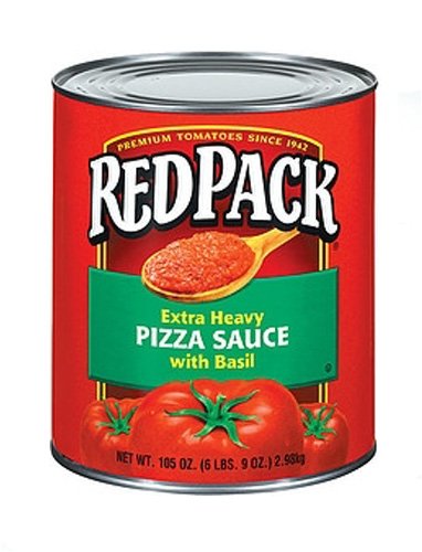 Authentic Italian Red Pizza Sauce with Fresh Basil - Perfect for Homemade Pizzas, Pasta Dishes & Italian Cooking (10 Pack)