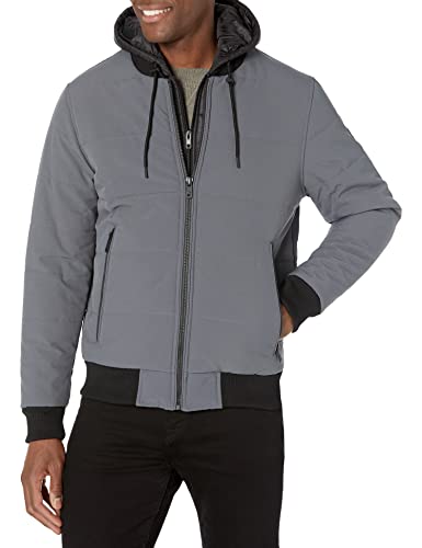 Horizontal Quilted Grey