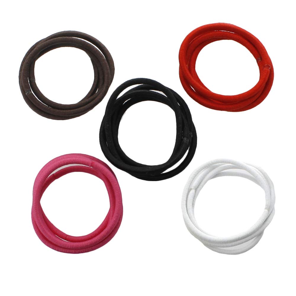 Professional Grade My Lello Hair Elastics & Ponytail Holders - 1000 Pack Yellow Gold Hair Ties for Women & Girls | Perfect for Workouts, Yoga, Office & Everyday Use