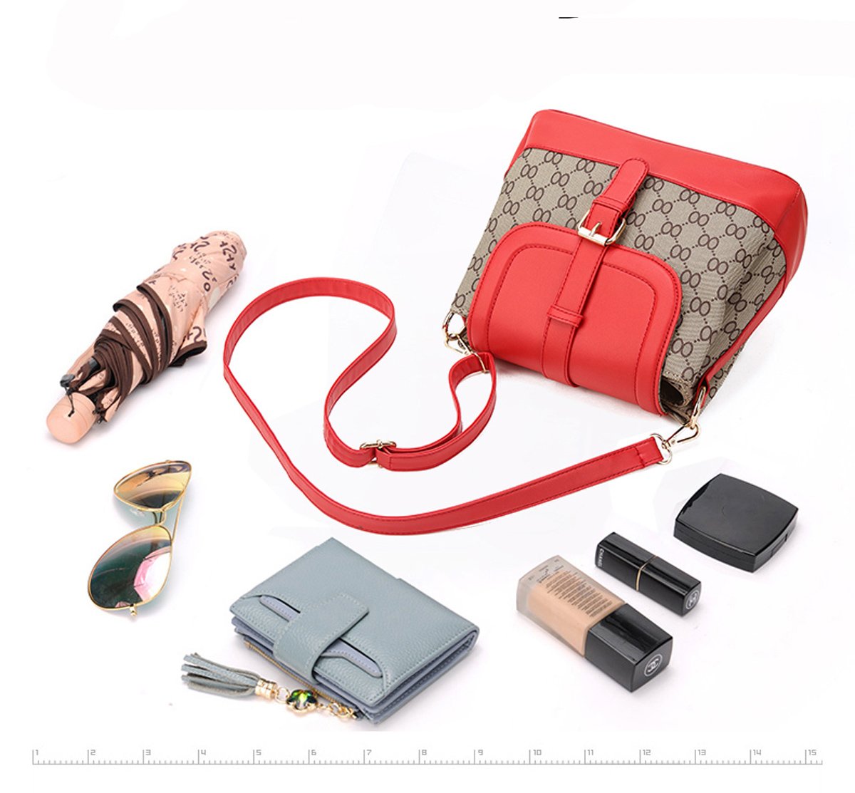 Stylish Women's PU Leather Shoulder Bags - Fashionable Ladies Handbags & Purses for Work, Travel and Daily Use