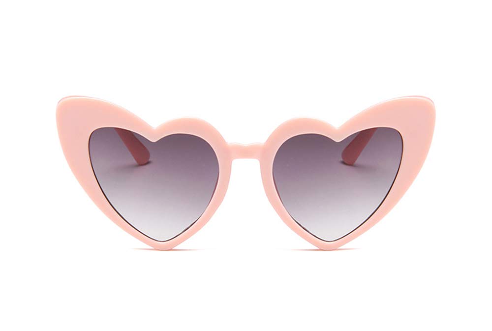 Stylish Heart Shaped Cat Eye Sunglasses for Women - Retro Mod Fashion Sunglasses - Perfect for Beach, Summer Outfits & Vintage Style Looks