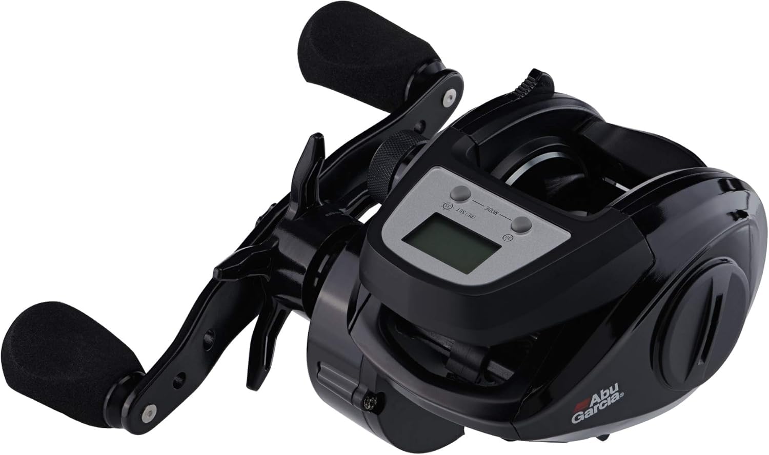 Abu Garcia Max Digital Line Counter Low Profile Baitcast Reel - Size 50LP (1498728) | Carbon Fiber Star Drag, 20lb/9kg Max Strength | Durable Lightweight Fishing Reel for Bass & Saltwater | Perfect for Freshwater & Offshore Angling