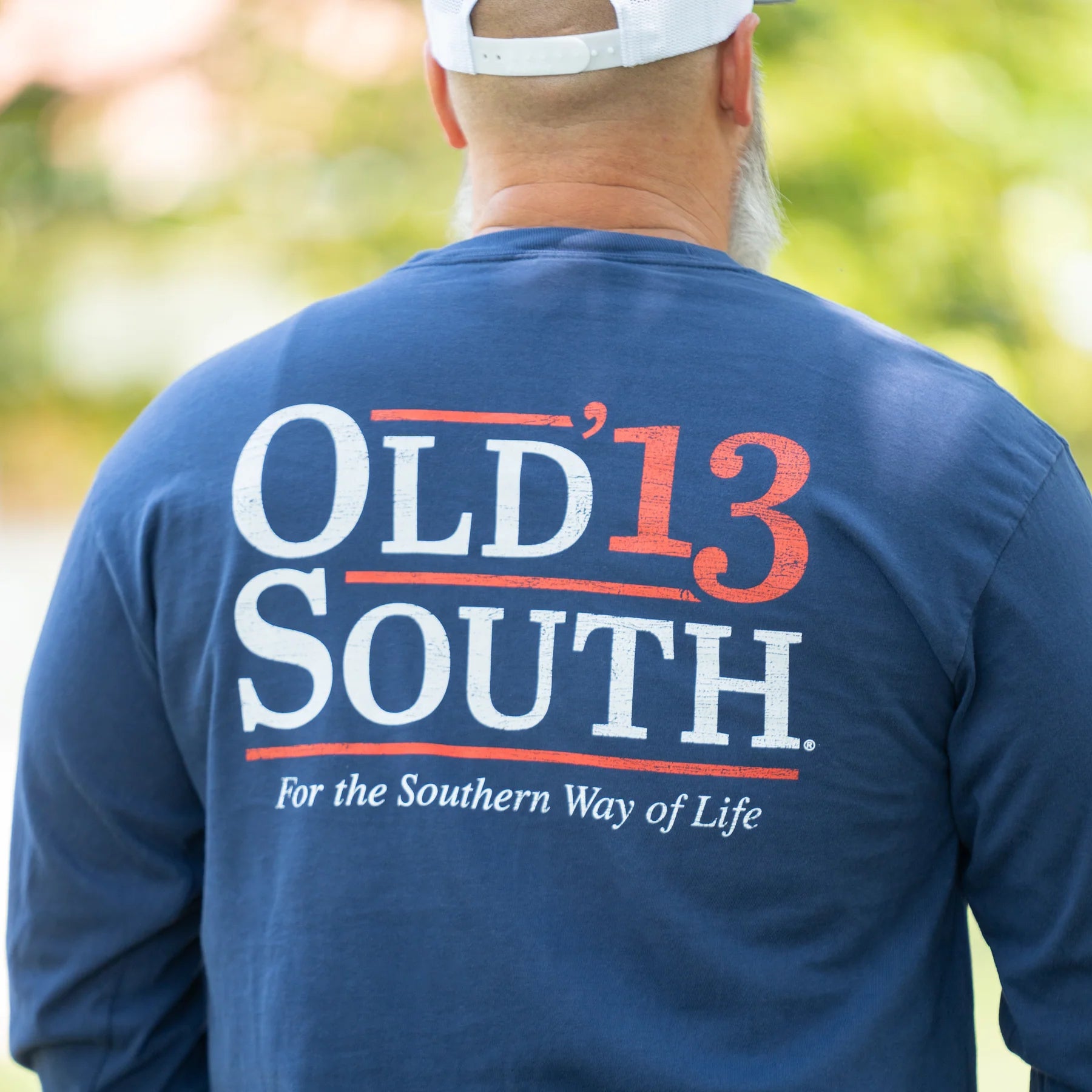 Old South Apparel Men's Vintage Campaign Long Sleeve T-Shirt - Soft Cotton Comfort Fit Tee for Casual Wear, Political Events & Outdoor Activities