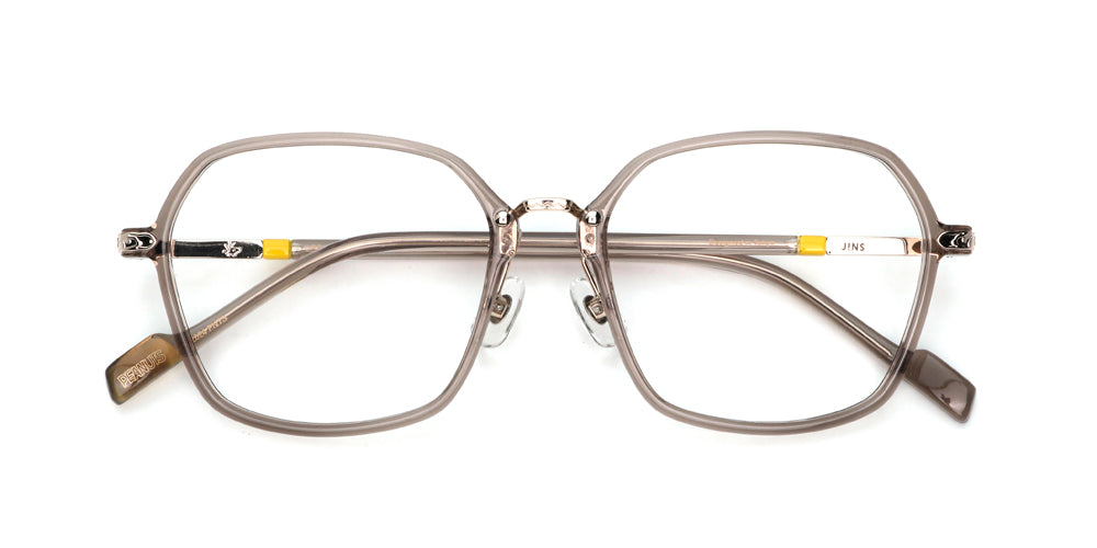 JINS x PEANUTS 088 Bus Eyeglasses - Stylish Snoopy & Woodstock Design, Lightweight Frame for Men & Women - Perfect for Reading, Work & Everyday Use