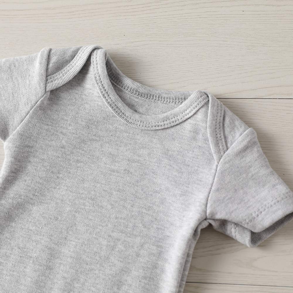 Funny Baby Bodysuit 0-3M - Unisex Love Nana Papa Outfit for Newborns & Infants