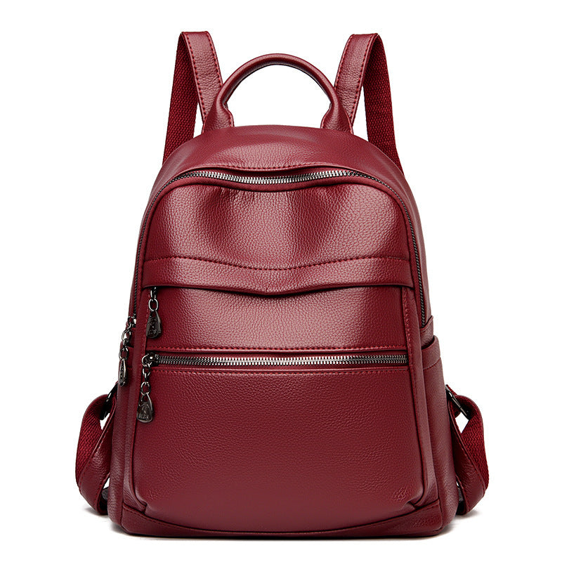 Eco-Friendly Vegan Leather Backpack for Women & Men - Stylish & Durable Laptop Bag for Work, Travel & School