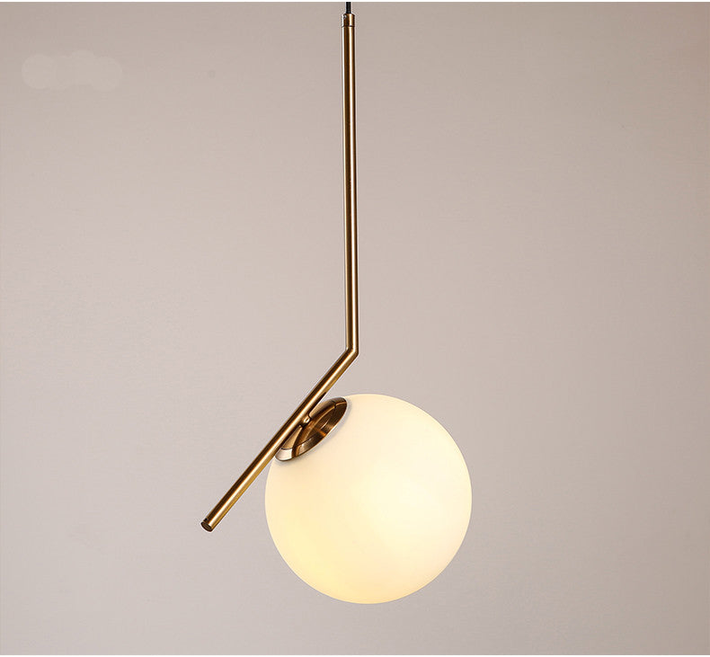 Flos Gold Pendant Light - Modern Hanging Chandelier for Dining Room, Kitchen Island & Bedroom Lighting Decor