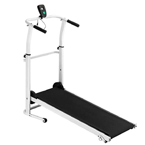 Mini Treadmill for Home & Office - Portable Folding Manual Walking Machine with LCD Display | Under Desk Compact Silent Treadmill for Small Spaces | Perfect for Home Gym, Office Workouts & Apartment Exercise