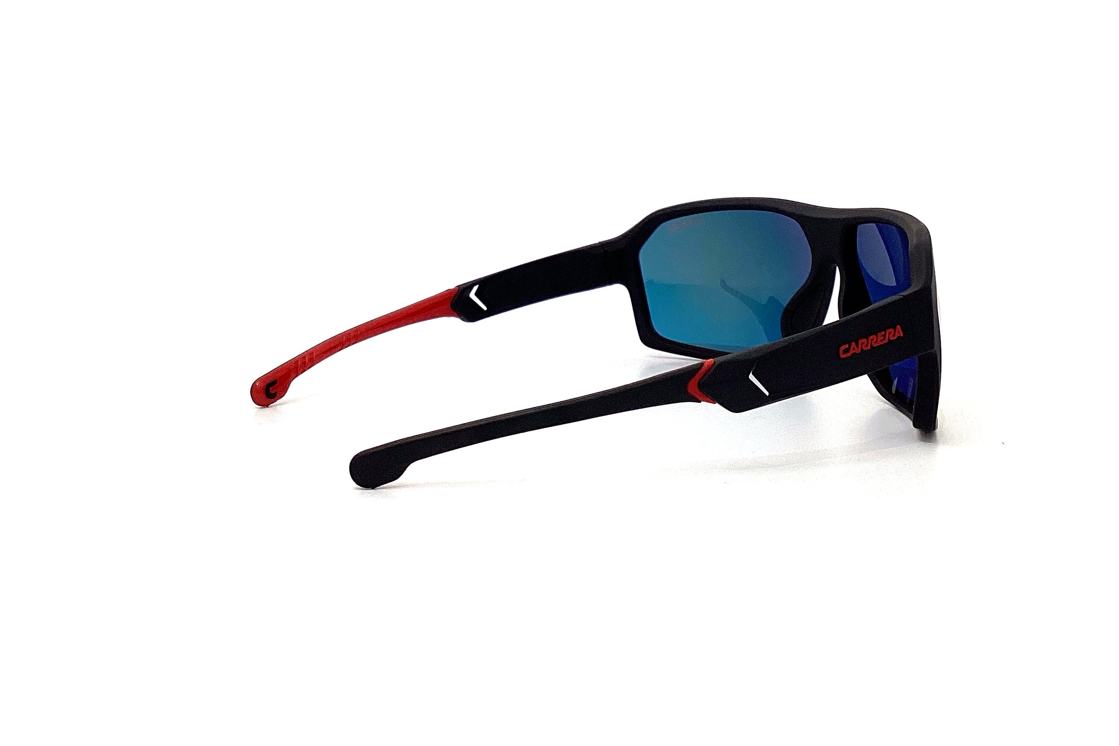 Carrera 020/S Sunglasses - Black Red Aviator Style for Men & Women - Perfect for Driving, Outdoor Sports & Fashion Accessories