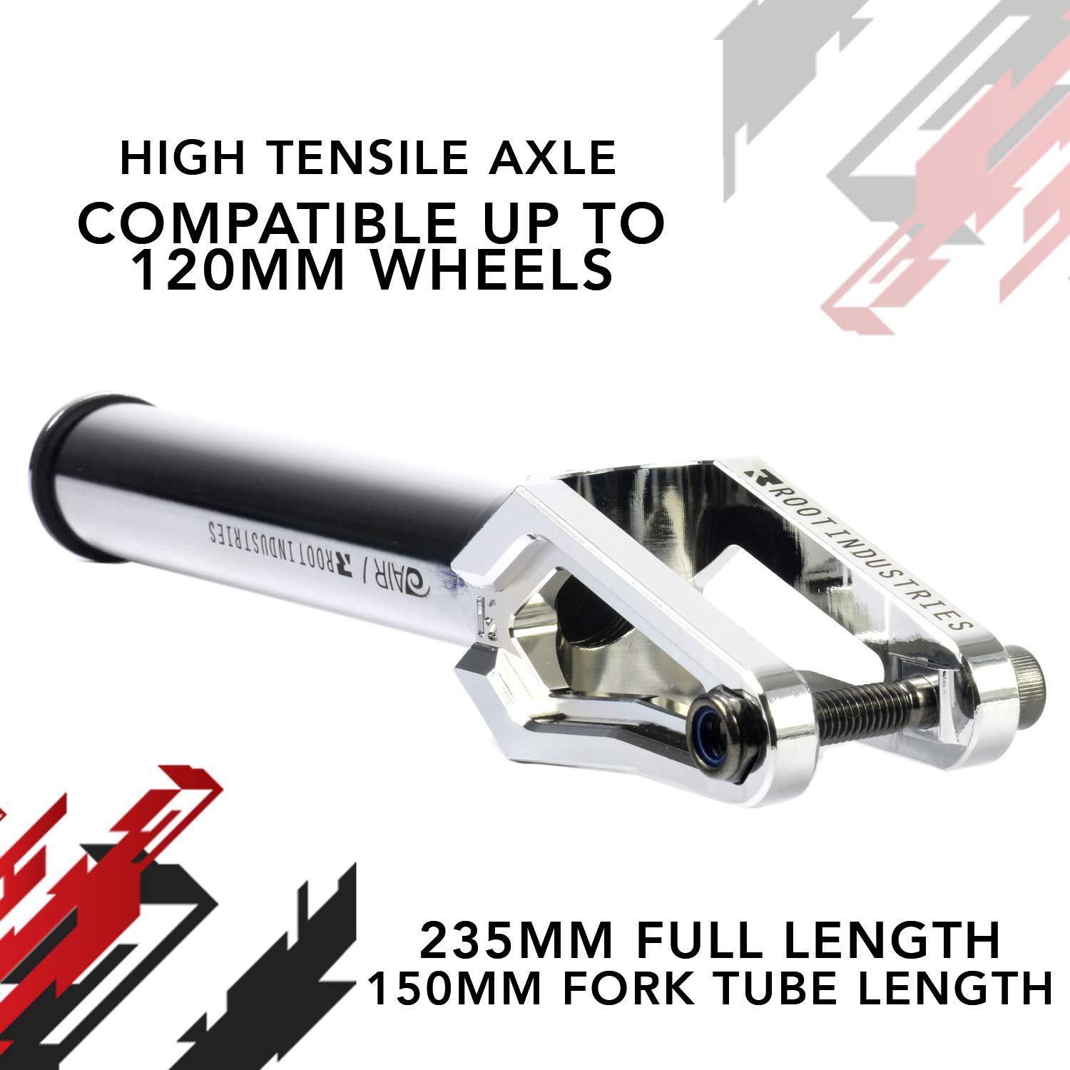 ROOT INDUSTRIES AIR Fork HIC/SCS IHC - Professional Scooter Fork for 100-120mm Wheels - Universal Fit for Most Scooters - Durable Lightweight Aluminum Design - Perfect for Kids & Adults - Ideal for Street Riding, Park Tricks and Commuting