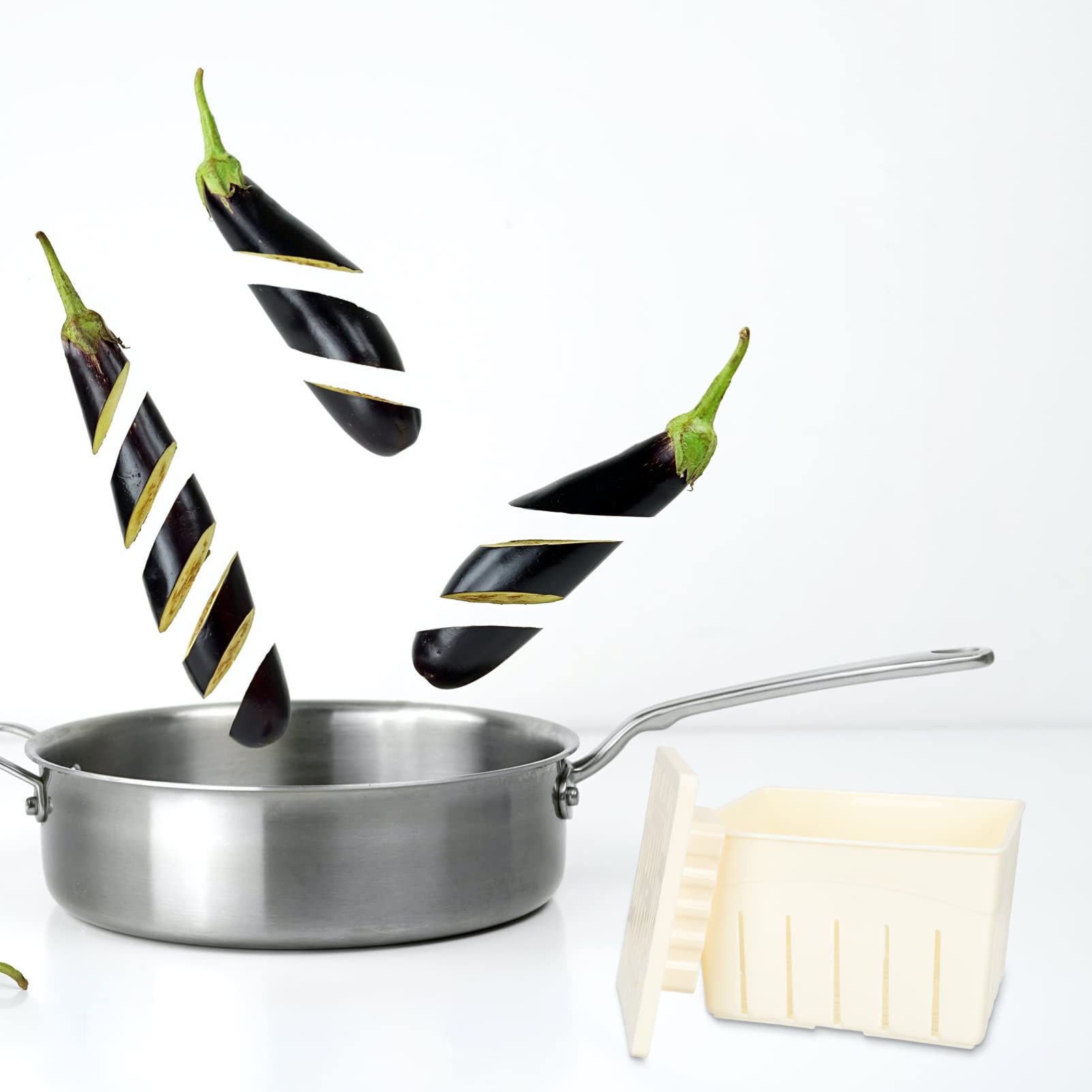 2-Pack Plastic Tofu Press Mold Kit - DIY Soybean Curd Maker for Homemade Tofu - Perfect for Vegan Cooking, Meal Prep & Asian Cuisine