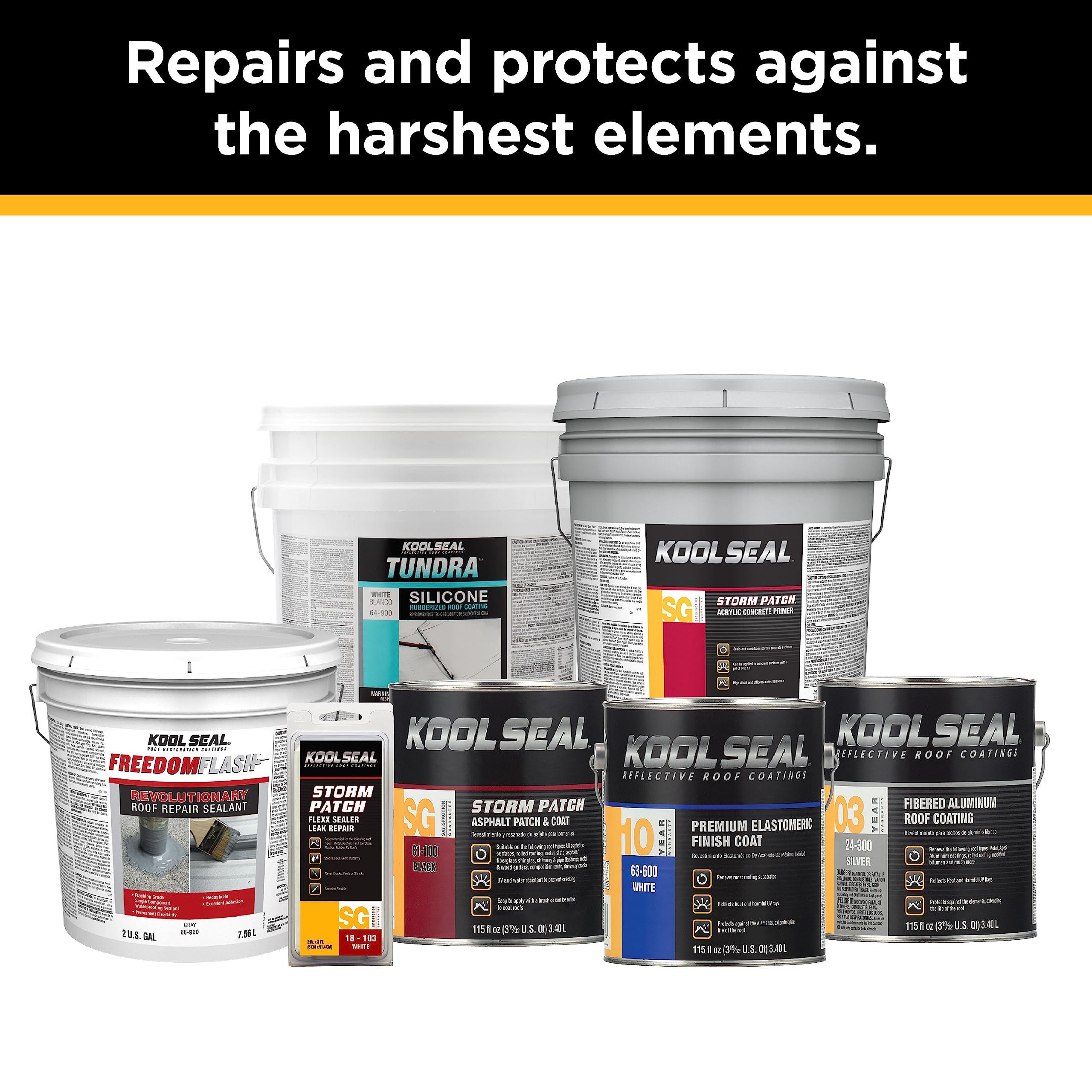 Kool Seal KS0018103-99 Storm Patch Flexx Sealer Instant Leak Repair - 2 in. x 3 ft. Waterproof Roof & Pipe Sealant for Emergency Home Repairs - Perfect for Roof Leaks, Gutters, and Plumbing Fixes