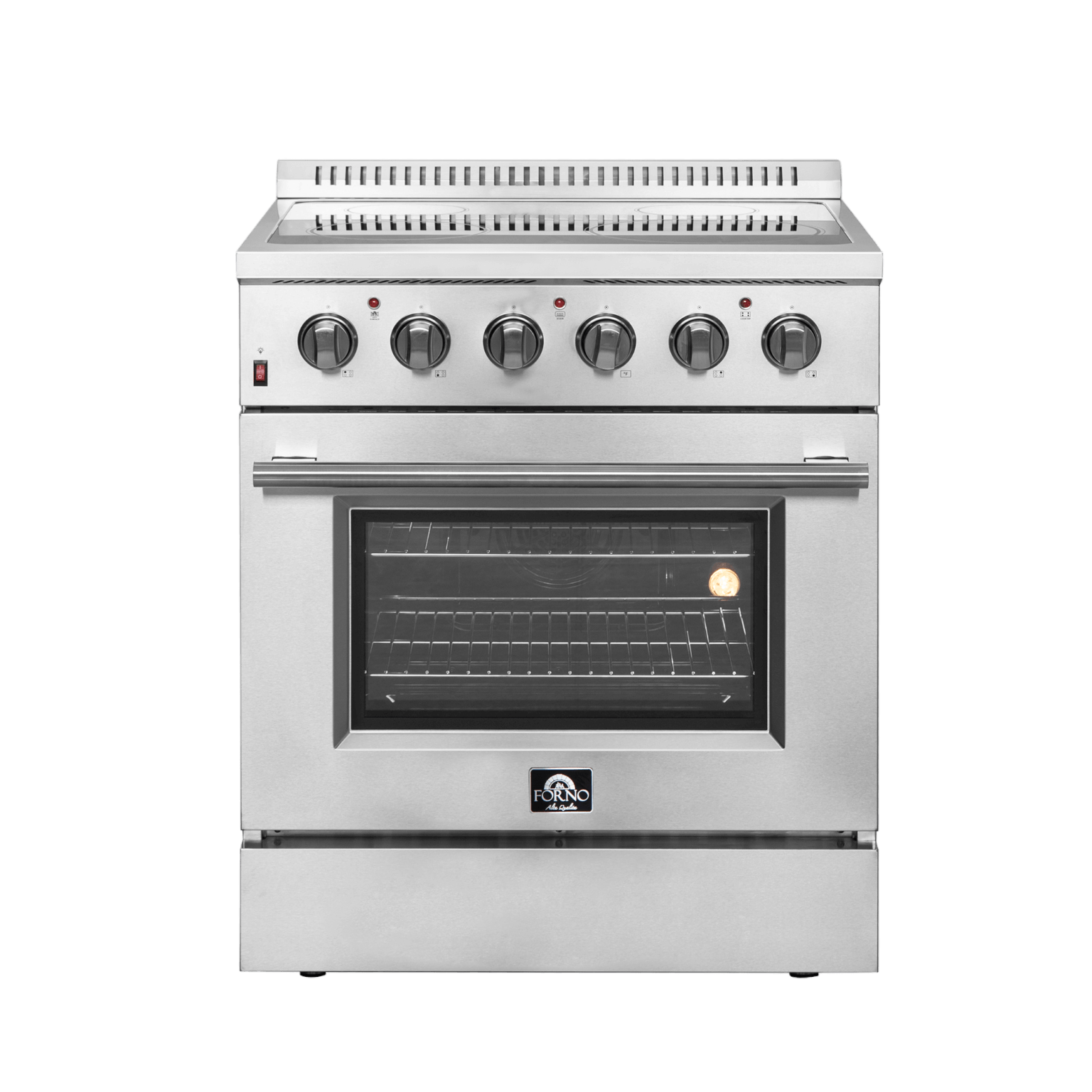 Forno GALIANO 30 Inch Freestanding Electric Range - 5 Burner Stove with Convection Oven & Digital Controls (Model FFSEL6083) - Perfect for Home Kitchens & Small Restaurants
