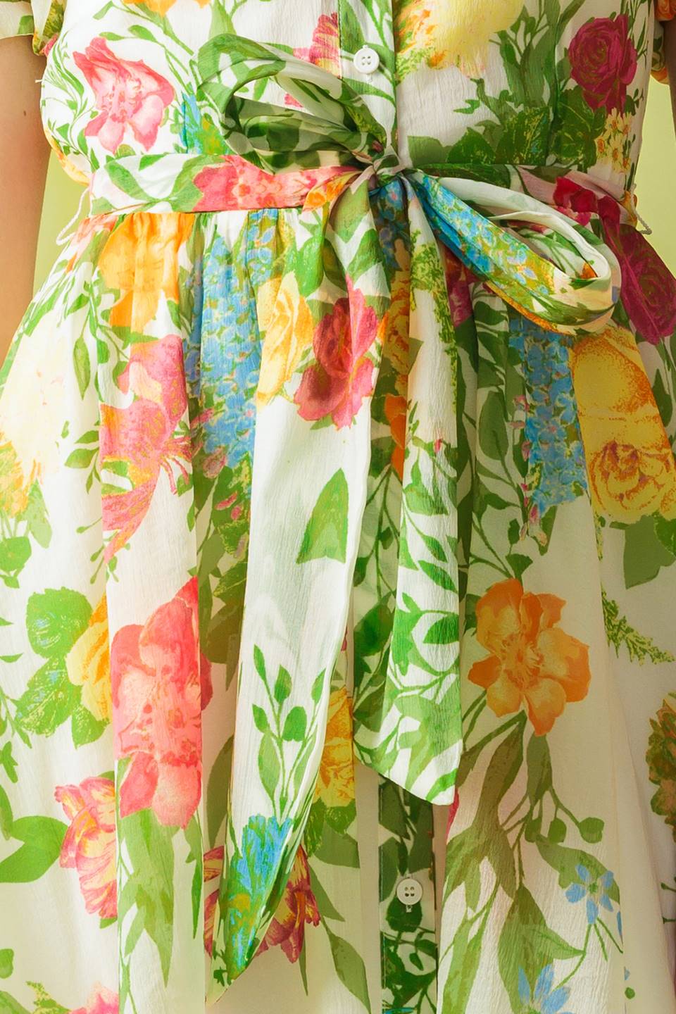 MUCH TO DO Floral Print Midi Dress - Elegant Summer Dress for Women, Perfect for Parties, Weddings & Casual Outings