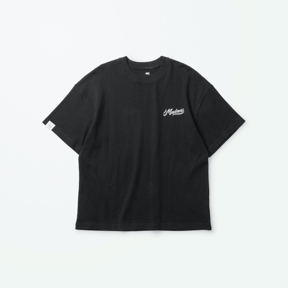 Madness Badge (Large) Black Uniform T-Shirt for Men - Casual Wear, Street Style & Everyday Outfits