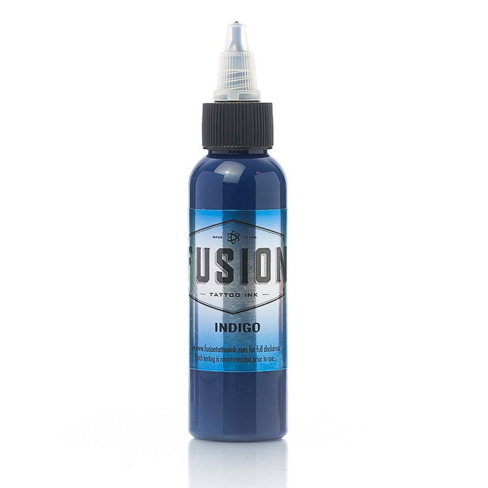 Premium Indigo Fusion Tattoo Ink - Professional Grade, Vegan & Sterile - Choose Your Size (1oz/4oz/8oz) - Perfect for Tattoo Artists, Body Art & Permanent Makeup