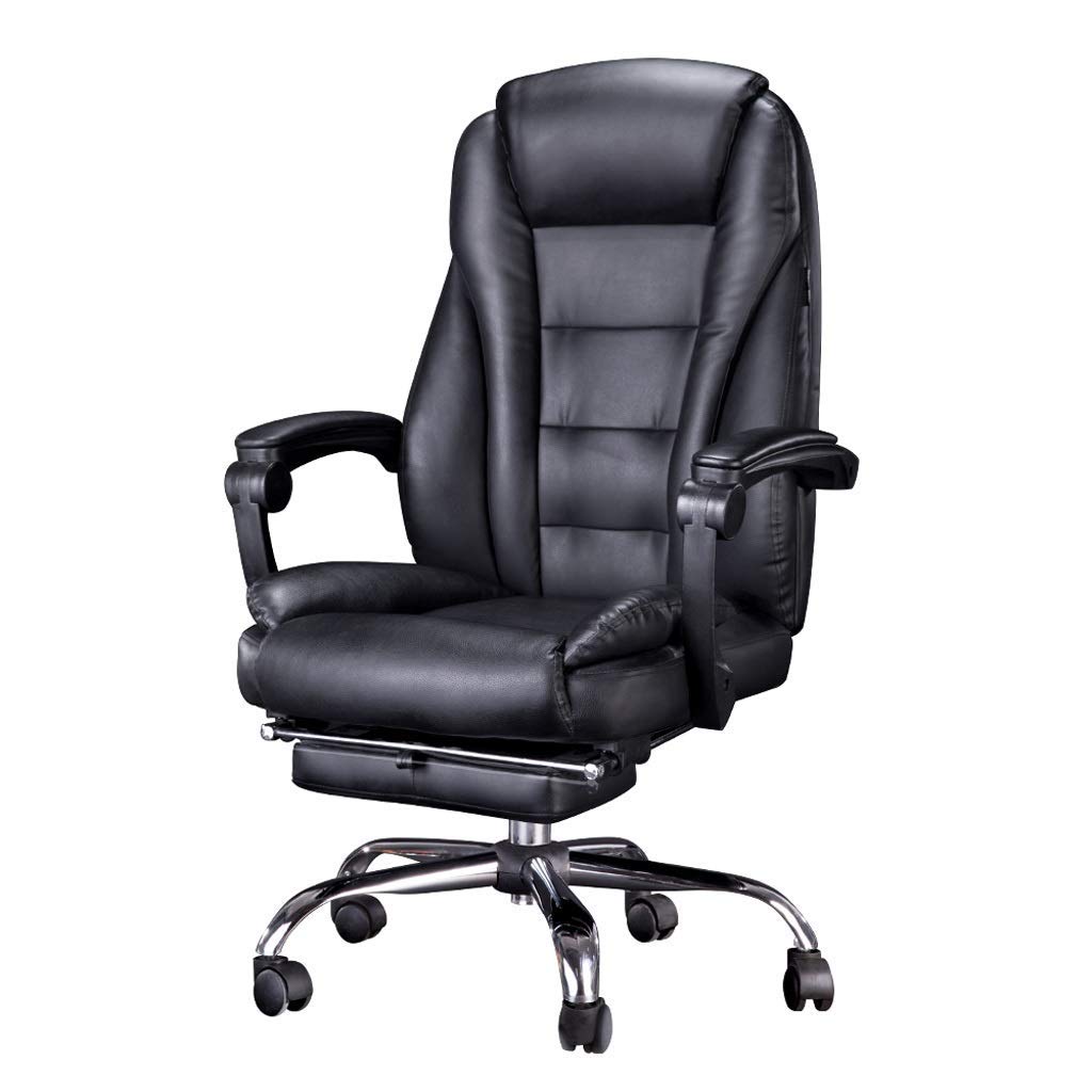 Ergonomic Office Chair - Adjustable Swivel Computer Desk Chair with Lumbar Support, High Back Executive Chair for Home Office, Gaming & Business Use (Black) - Perfect for Long Hours of Work & Study