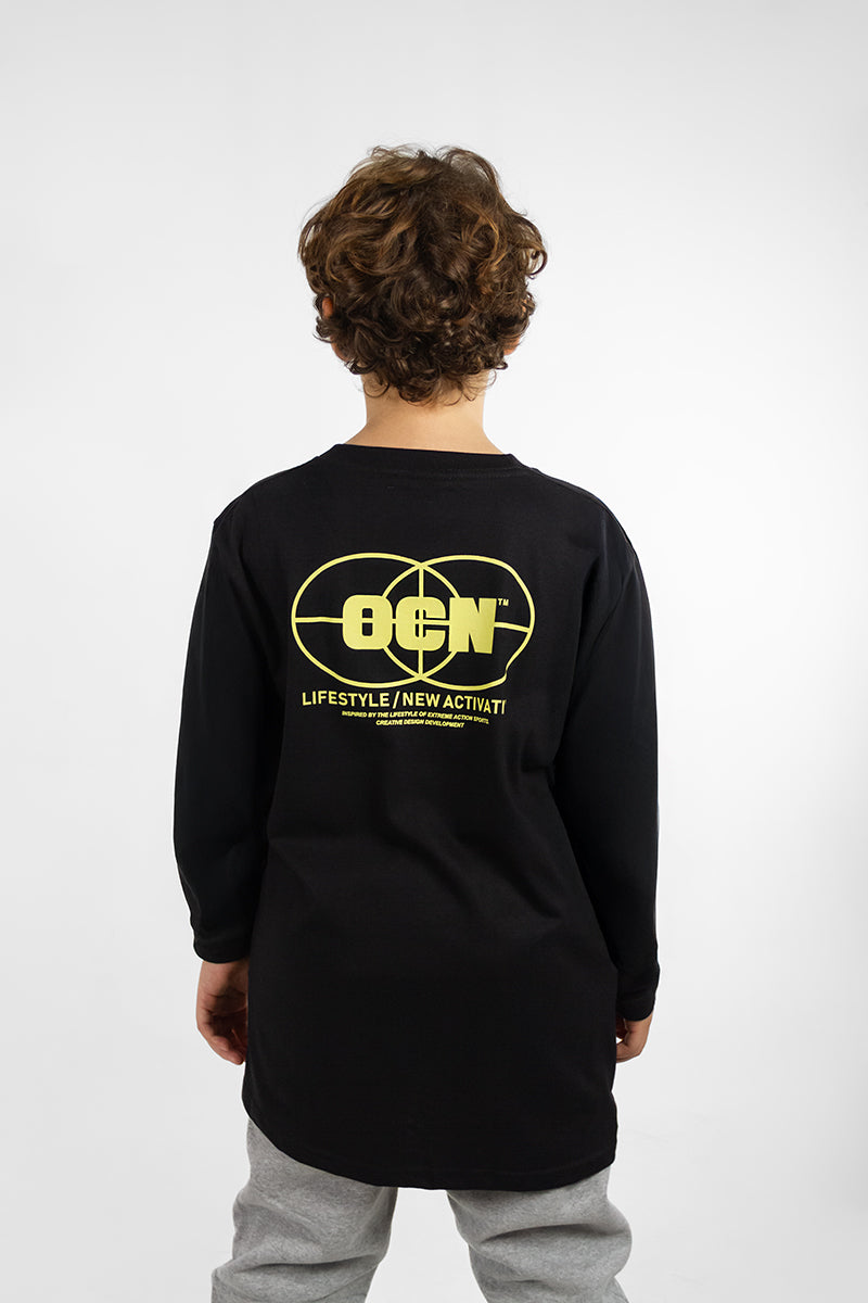 Original Ocn 601Z2 Long Sleeve Kids T-Shirt - Soft & Comfortable for School, Play & Everyday Wear