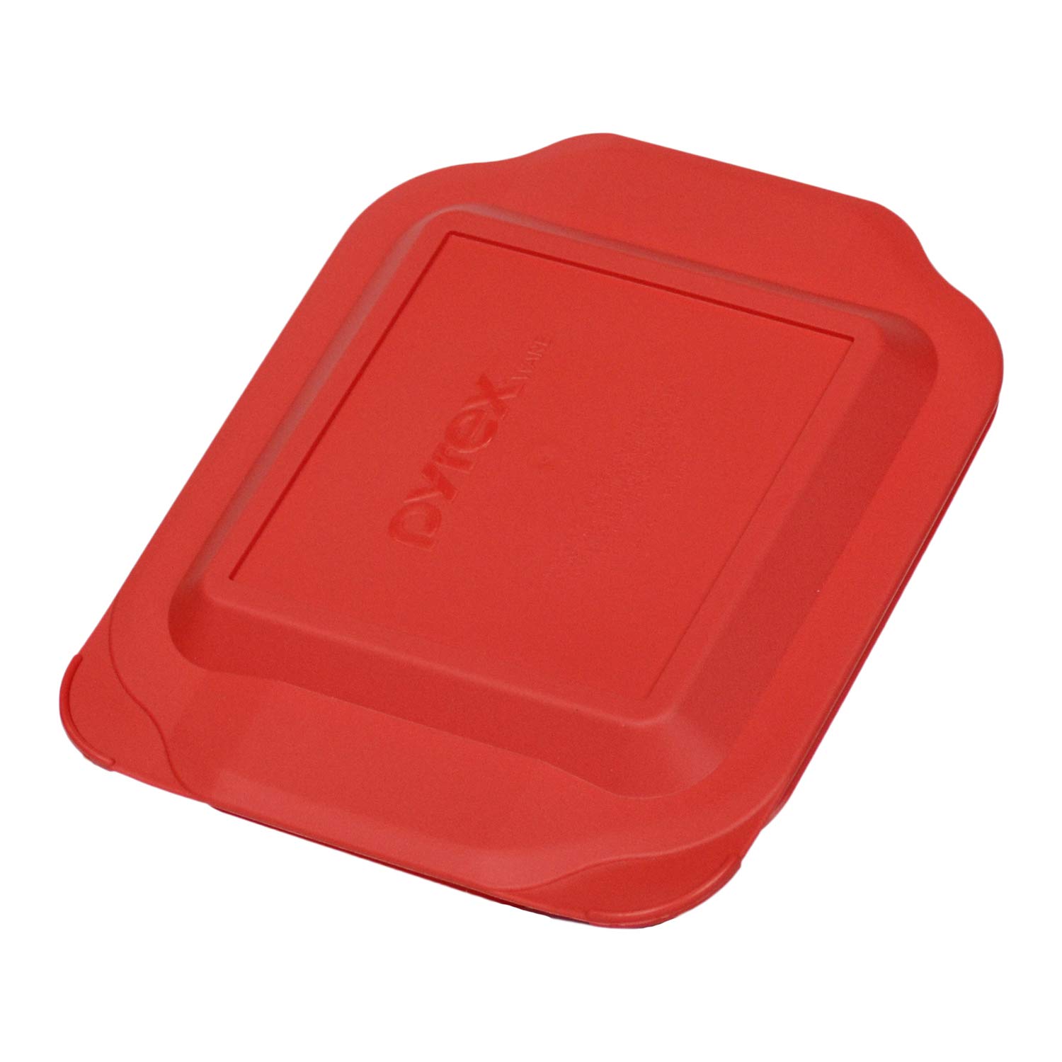 Pyrex 2-Pack 222 Square Glass Baking Dishes with 2 Red Lids - Oven Safe, Microwave Safe, Freezer Safe - Perfect for Casseroles, Brownies & Meal Prep - Made in USA