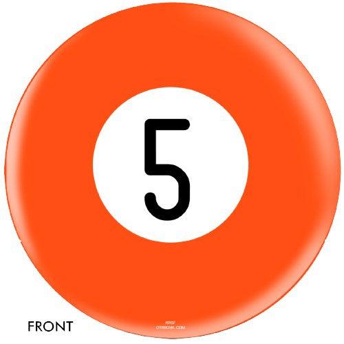 OnTheBallBowling Premium Orange Billiard Bowling Ball Set - 5 Pack for Professional Bowling & Game Room Decor