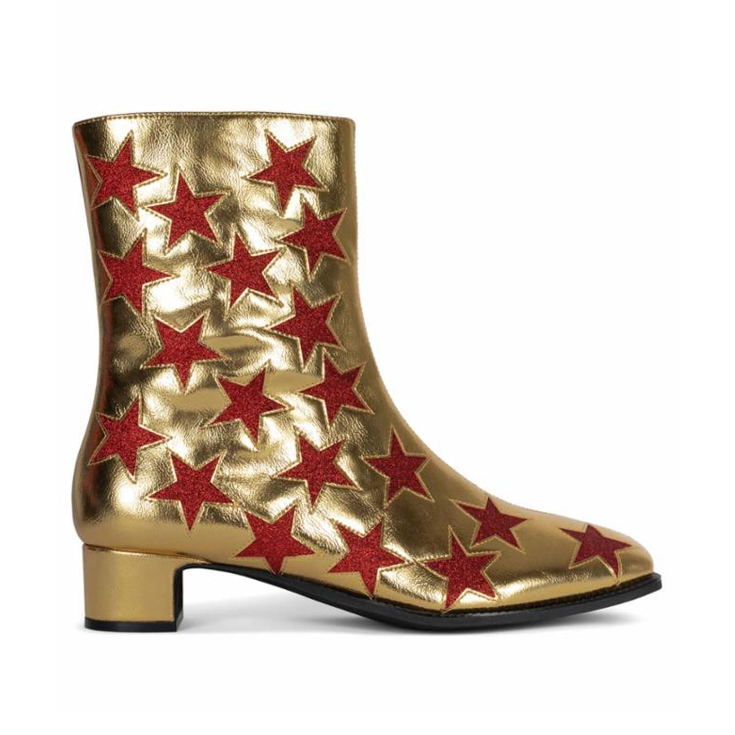 Jeffrey Campbell Women's On Mars Gold Metallic Platform Boots - Stylish & Comfortable for Parties, Night Out & Fashion Events
