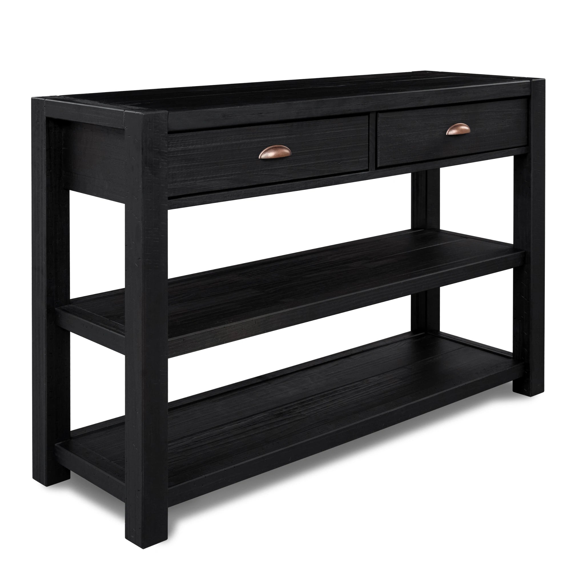 Montauk Console Table - Modern Entryway Sofa Table with Storage Shelf | Perfect for Hallway, Living Room & Bedroom Decor