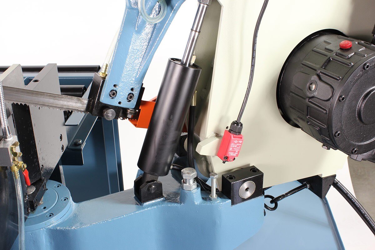Baileigh Industrial BA9 1001292 Dual Mitering Band Saw BS-20M DM - Heavy Duty Metal Cutting Band Saw for Woodworking & Metal Fabrication - Perfect for Workshops, Construction Sites & DIY Projects
