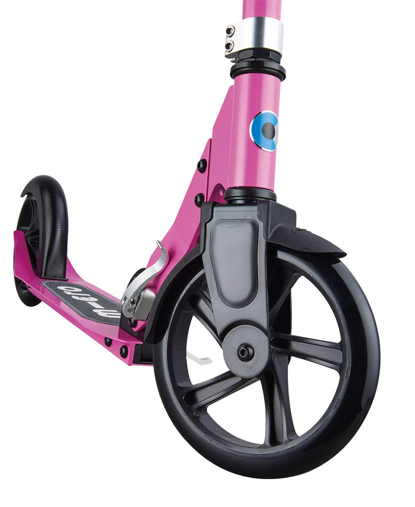 Micro Cruiser Kids Scooter for Ages 5-12 | Lightweight Aluminum Deck & Smooth Ride | Pink Foldable Kick Scooter for Boys & Girls | Perfect for School, Park & Neighborhood Fun