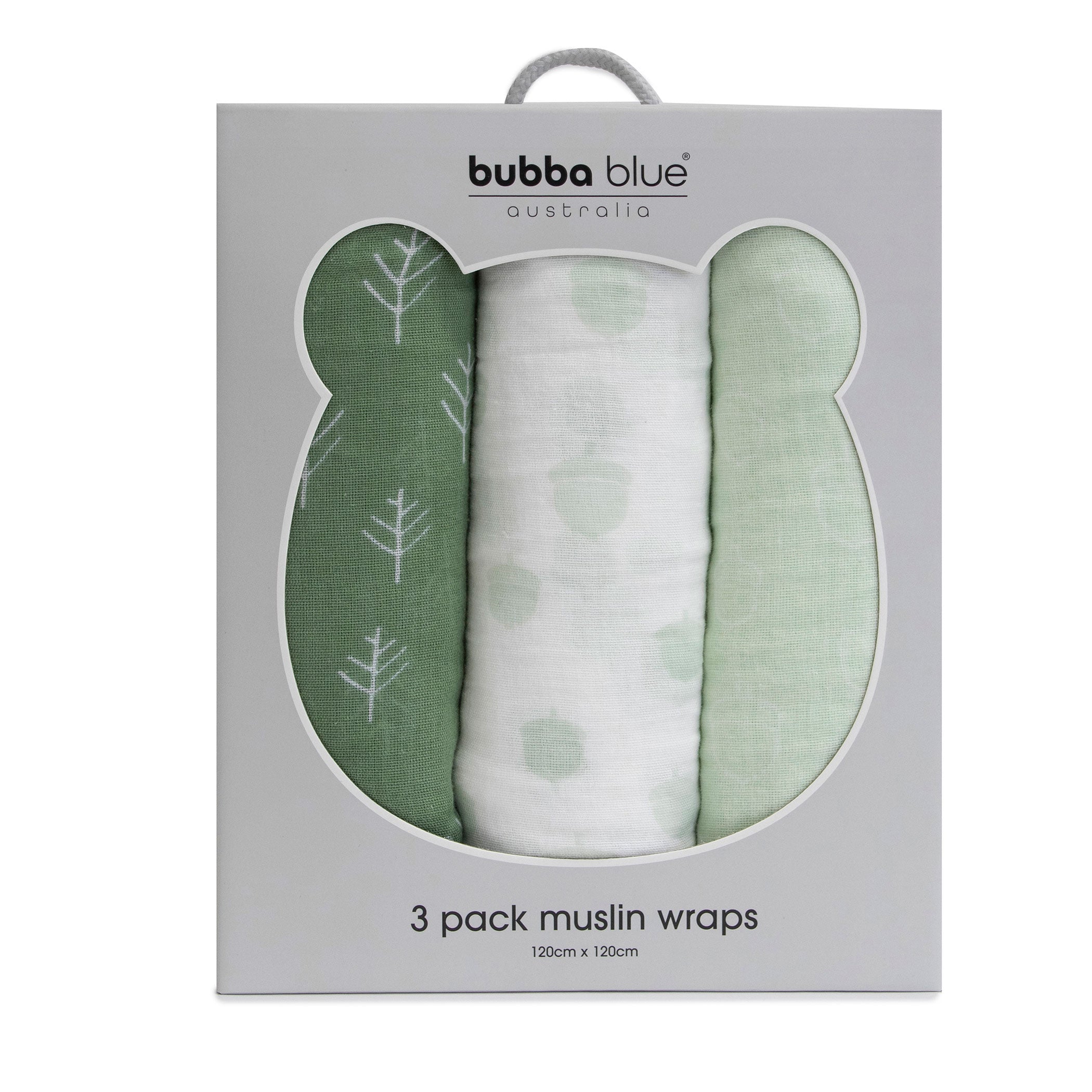 3-Pack Soft Nordic Muslin Baby Swaddle Wraps - Avocado & Forest Green - Breathable & Lightweight for Newborns, Infants - Perfect for Swaddling, Nursing, Stroller & Car Seat Covers