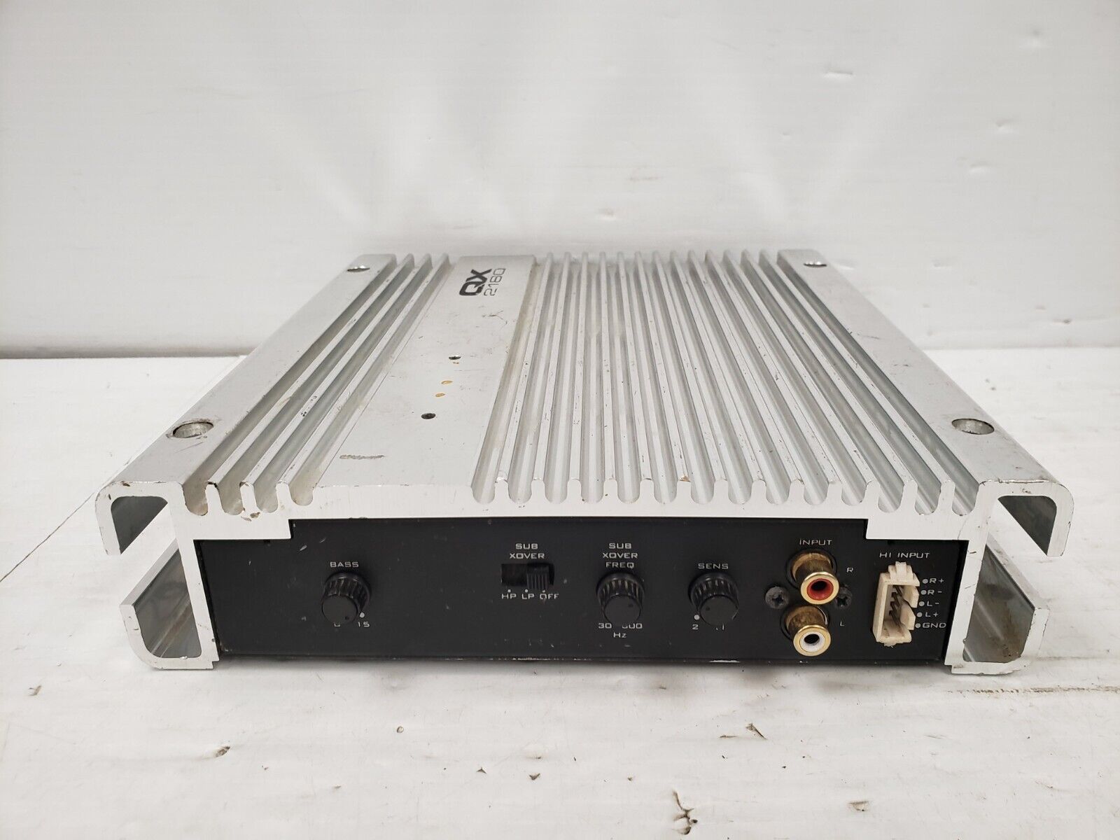 Phoenix Gold QX 2180 Series 2-Channel Car Audio Power Amplifier - High Performance for Car Stereo Systems & Custom Audio Installations