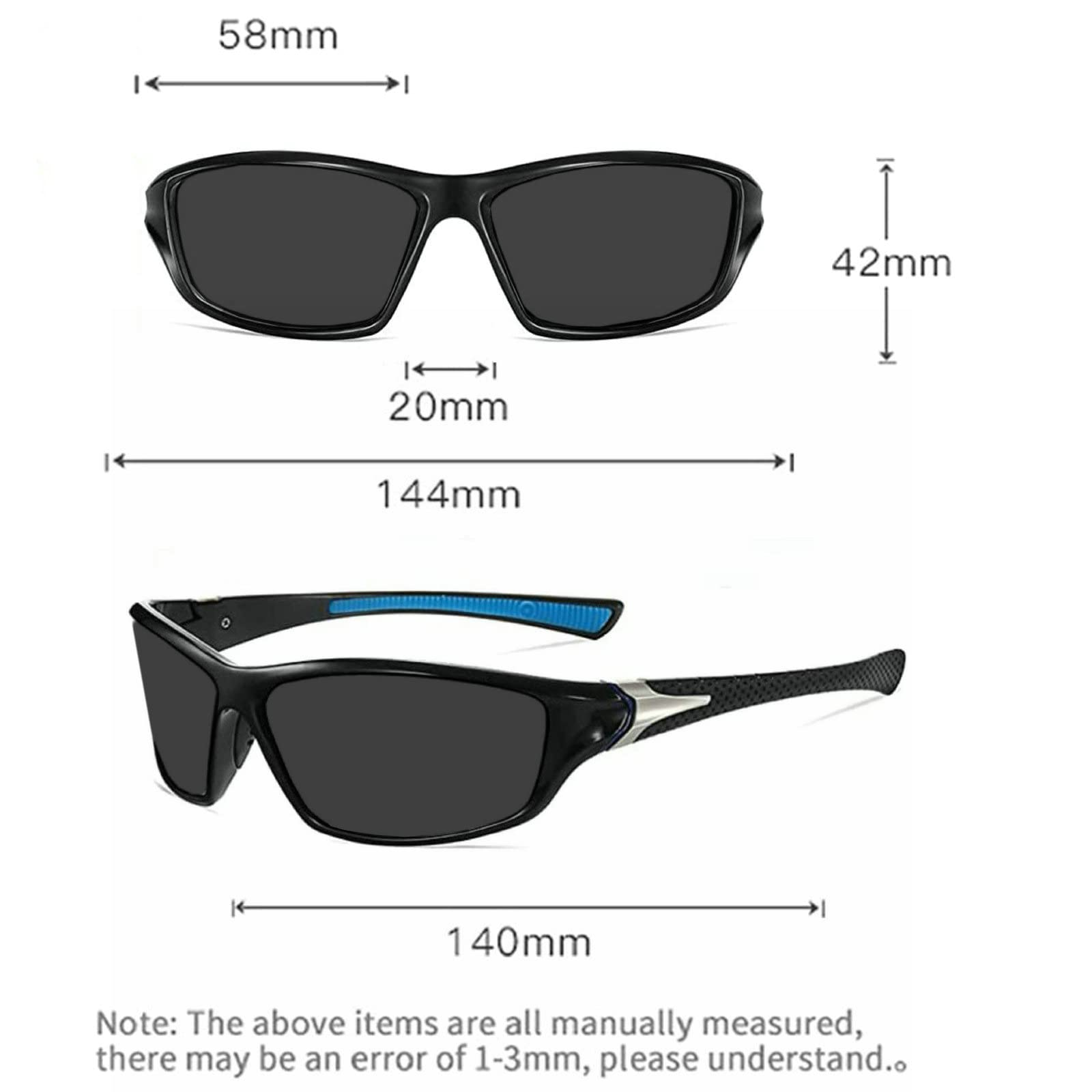 Polarized Reading Sunglasses for Men & Women - Full Lens UV Protection for Cycling, Driving & Outdoor Sports - Lightweight & Stylish Readers for Active Lifestyles