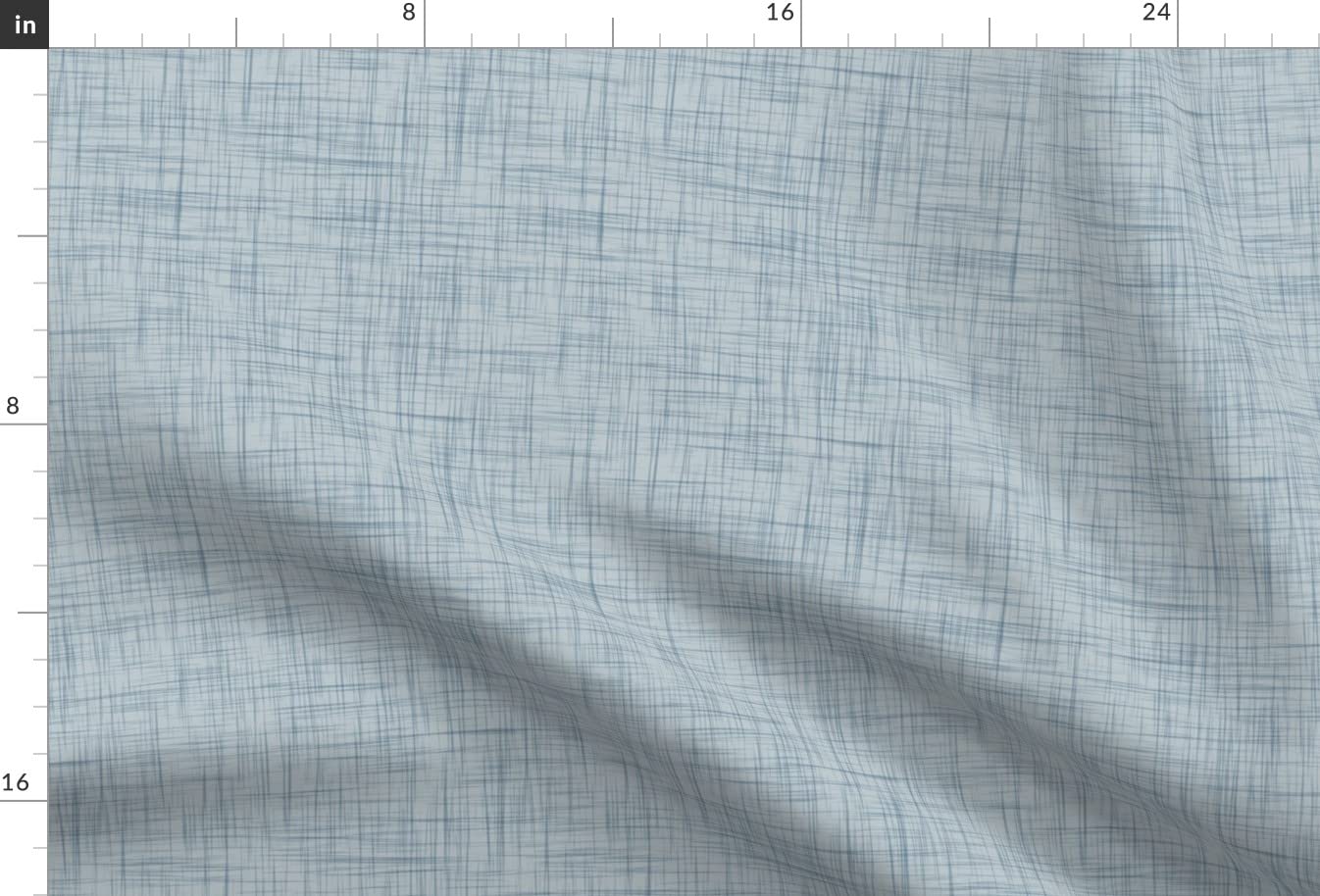 Blue Small Scale Grid Lines Woven Coordinate Collection Texture Lined Printed on Minky Fabric by The Yard - Soft & Durable Spoonflower Fabric for Sewing Baby Blankets, Quilt Backing, Plush Toys & DIY Crafts