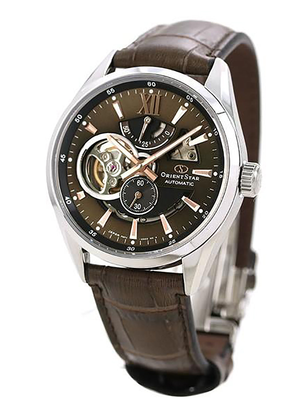 Orient Star Contemporary Modern Skeleton Watch RK-AV0008Y - Japanese Made JDM Automatic Timepiece for Men | Perfect for Business, Formal & Luxury Occasions