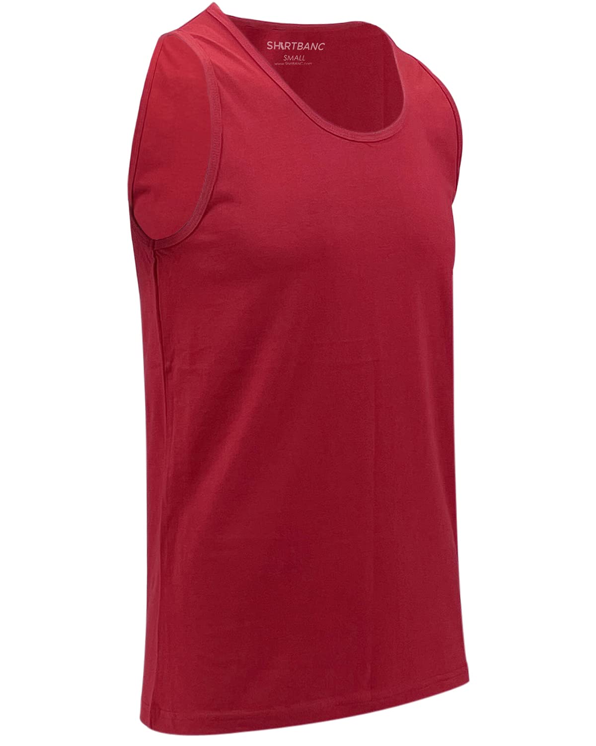 SHIRTBANC Men's Cotton Tank Top - Breathable Workout Shirts for Gym, Running & Beach - Sleeveless Athletic Undershirts for Summer & Casual Wear