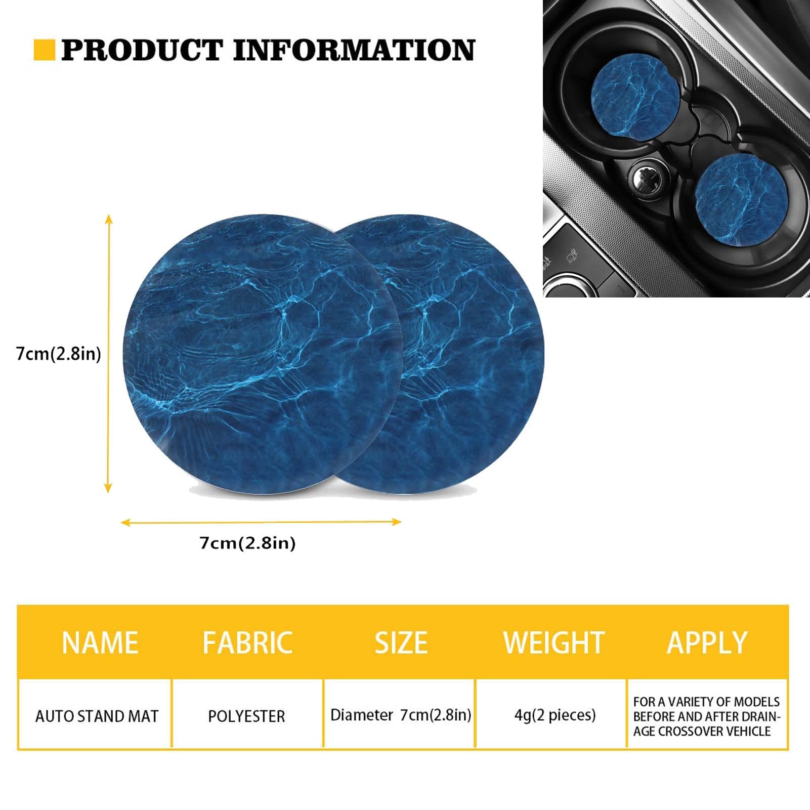 11-Piece Moon Star Car Seat Cover Set for Women & Men - Cute Steering Wheel Cover, Seat Belt Pads, Cup Coaster Holder & Keyring - Universal Fit for Auto, Truck, Van, SUV (Black) - Perfect for Road Trips, Daily Commutes & Car Decor