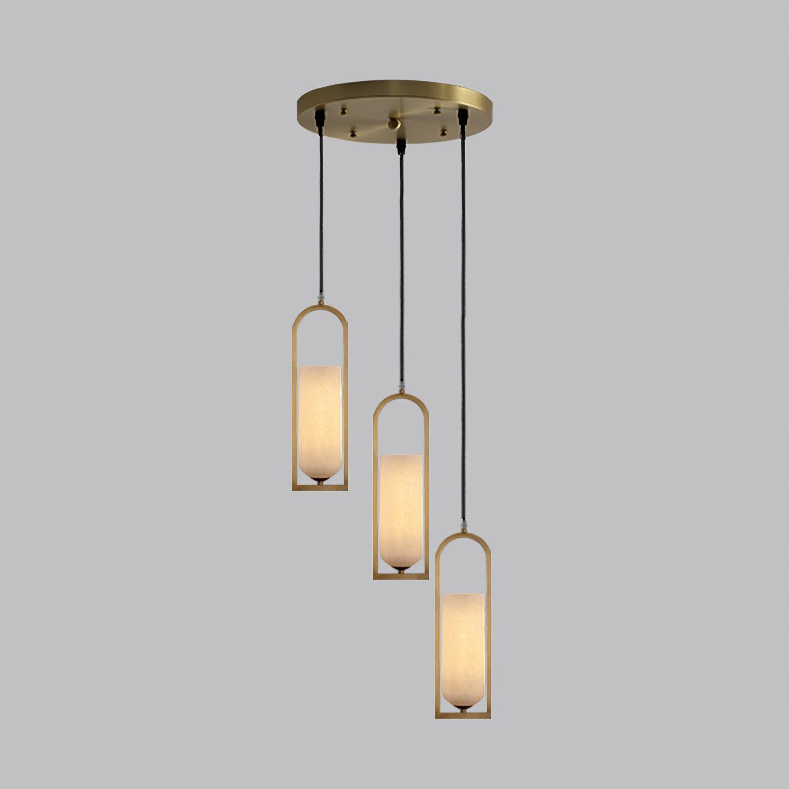 Melange Small Pendant Light - Modern Minimalist Hanging Fixture for Kitchen Island, Dining Room, or Bedroom Lighting