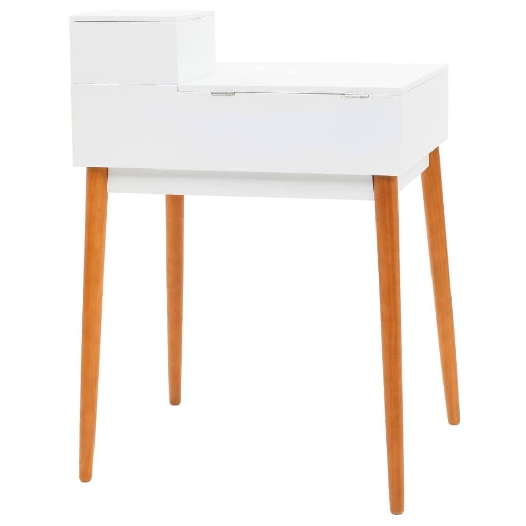 vidaXL Makeup Vanity with Mirror 60x50x86cm MDF Dresser for Beauty & Cosmetics - Perfect for Bedroom or Dressing Room