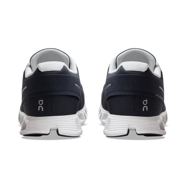 Men's Cloud 5 Running Shoes - Lightweight & Comfortable Sneakers for Jogging, Gym & Daily Wear (Midnight/White) - Perfect for Road Running, Workouts & Casual Walking