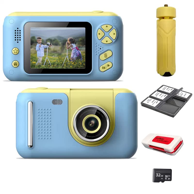 Acuvar 1080P HD Kids Digital Camera with Flip Lens, 2