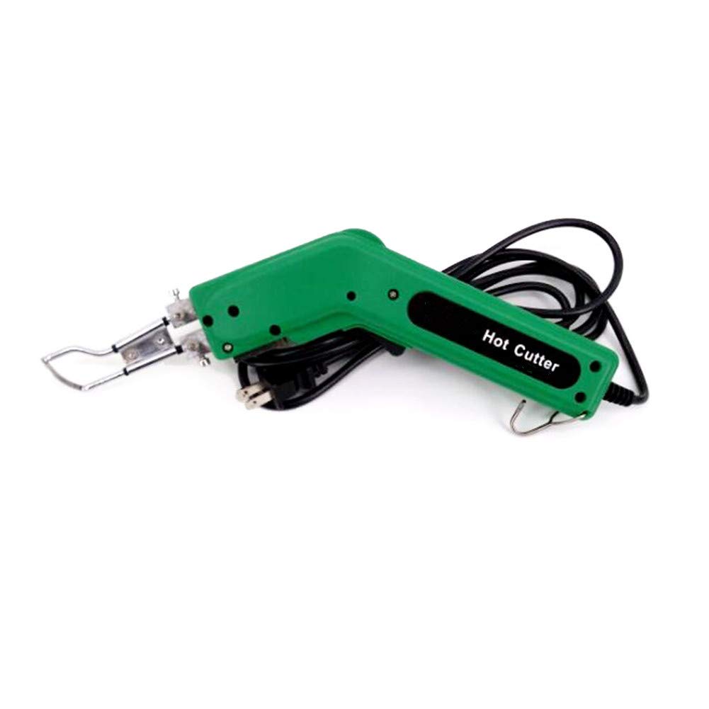 100W Electric Handheld Heating Knife Cutter - Hot Melting Knife for Fabric, Foam, PVC, Nylon Rope Cutting - US Standard R Type Blade - Heats to 400°C in 6 Seconds (220V) - Perfect for DIY Crafts, Upholstery, and Industrial Material Cutting