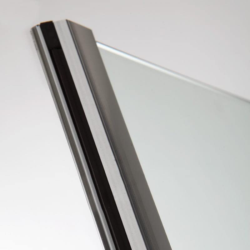Kiamami Valentina Hinged Shower Enclosure 80x80 cm - Crystal Clear Glass Corner Shower Door for Modern Bathrooms | Perfect for Small Spaces & Luxurious Bathroom Upgrades