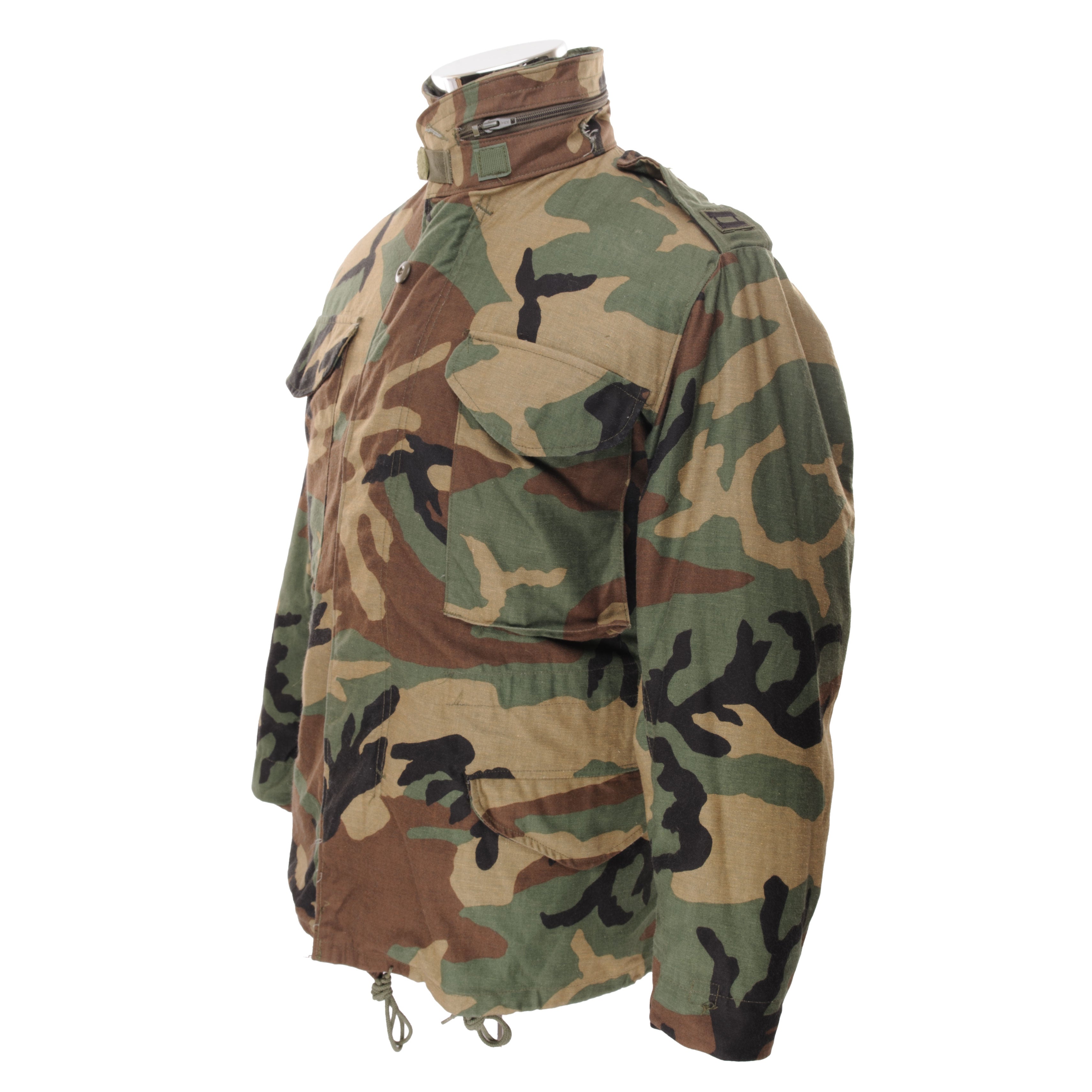 Vintage US Army M65 Woodland Camo Field Jacket - 1991 Military Surplus - Size XS Short - Perfect for Outdoor Adventures, Hunting & Urban Streetwear