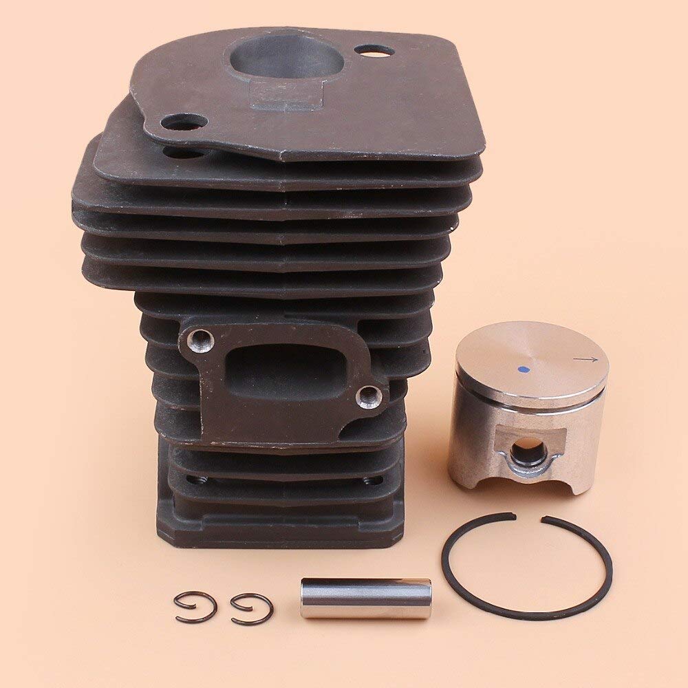 42mm Cylinder Piston Kit for Husqvarna 340 345 Chainsaw Replacement Parts - High Performance Engine Repair Kit for Forestry & Wood Cutting